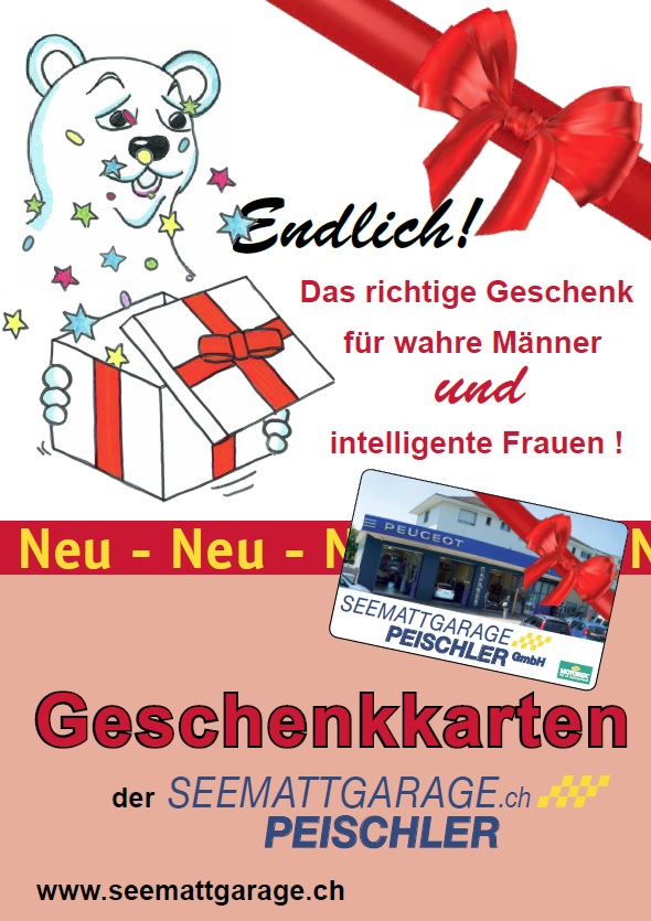 Seemattgarage Peischler in Blach - Geschenkkarte